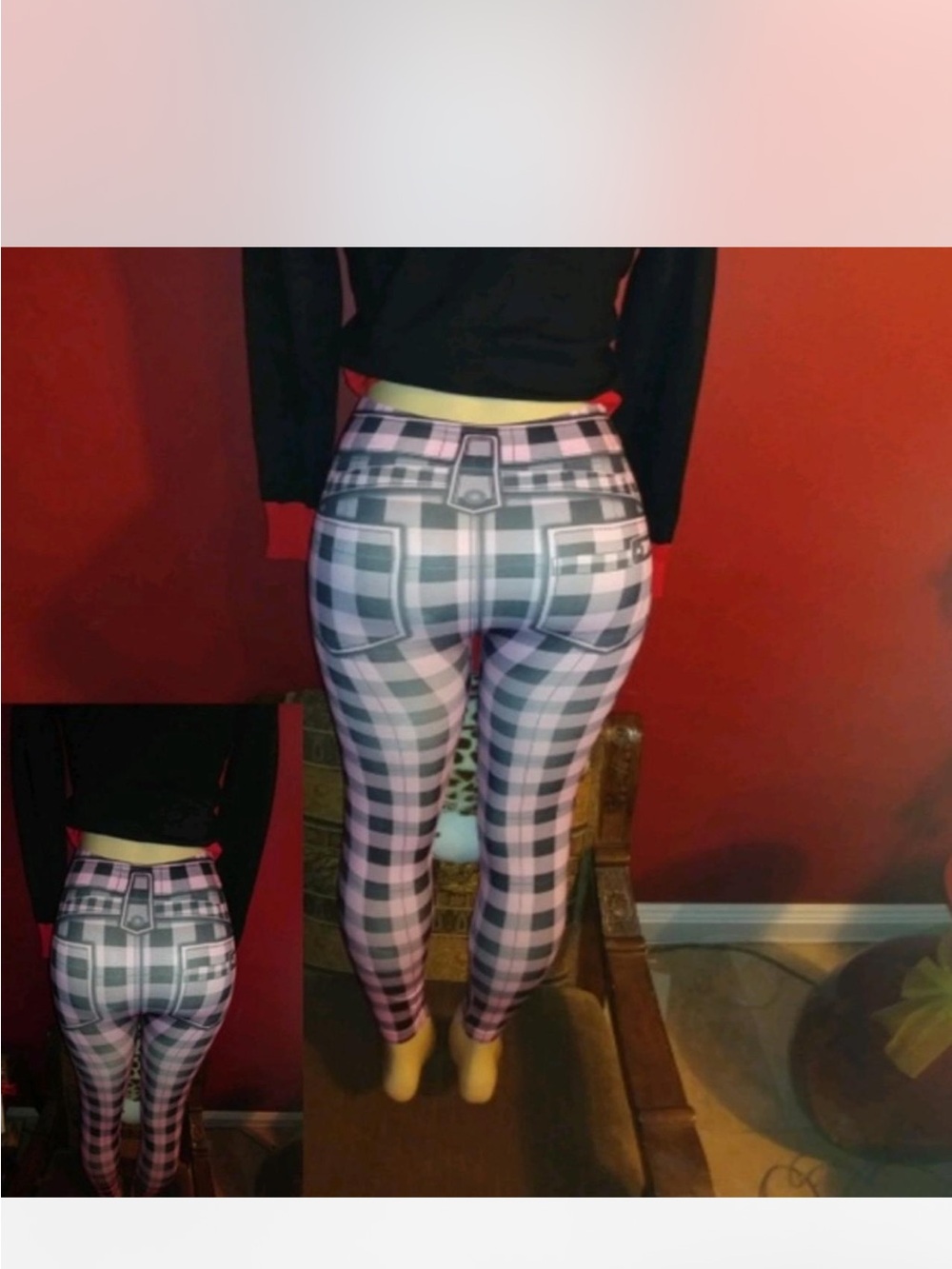 OS Stretchy Pinup Girl Leggings
